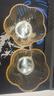 加厚玻璃碗高颜值琥珀色沙拉碗水果盘家用汤碗 （2只装）花瓣碗 实拍图