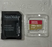 闪迪（SanDisk）256GB TF(MicroSD)内存卡 4K极速金卡A2 V30 U3行车记录仪 运动相机无人机 监控存储卡 读190MB/s 实拍图