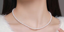 中国黄金China Gold淡水珍珠项链小米珠项链女实用生日礼物女送女友妈妈老婆纪念日 【京速达】小米珠珍珠项链 实拍图