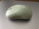 罗技（Logitech）M221 轻音鼠标 无线鼠标 办公鼠标 对称鼠标 带无线微型接收器 薄荷绿 实拍图