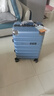 旅刻铝框行李箱大容量箱拉杆箱可坐旅行箱高颜值出差学生加厚密码皮箱 冰川蓝【加厚PC箱-结实抗摔】 20英寸 【航空登机箱免托运】 实拍图