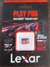 雷克沙（Lexar）256GB TF（MicroSD Express）存储卡 读900MB/s 写600MB/s 游戏机Switch2专用内存卡（PLAY PRO） 实拍图