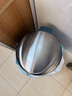 优百纳（UPELLA）脚踏垃圾桶9升带盖不锈钢客厅垃圾筒家用厨房轻奢中号百慕灰 实拍图