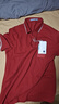 海澜之家短袖POLO衫男款凉感抗菌防螨翻领短袖男夏季 【中华龙】砖红1T L 175/92A 推荐69-75kg 实拍图