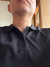 京东京造【100系列云感速干】运动短袖Polo衫男跑步健身户外夏季 黑色M 实拍图