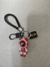 高档太空人钥匙链情侣卡通可爱高级汽车钥匙扣男生钥匙圈精致礼品 【粉】太空人+编织绳+福运牌 实拍图