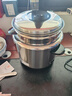 三角牌（Triangle）电饭煲4-5人老式316不锈钢0涂层2-3人电饭锅家用5-8人大容量微压蒸煮一体饭粥锅 4升加厚【304不锈钢】无涂层 4L 实拍图