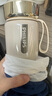飞利浦（PHILIPS）随行电热水杯便携迷你烧水杯316不锈钢内胆电热杯保温杯 奶杏色烧水杯350ml恒温款 350ml 实拍图
