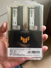 阿斯加特（Asgard）64GB(32GBx2) DDR4 3200 台式机内存条 金伦加&TUF联名款 马甲条 精选颗粒 C18 黑橙甲 实拍图