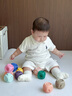 迪漫奇婴儿玩具软积木0-1岁宝宝软胶婴幼儿玩具戏水捏捏乐 实拍图