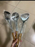 不锈钢锅铲套装厨房炒菜铲子汤勺大漏勺煎铲饭勺锅勺厨房烹调工具家用厨具防烫手柄不粘锅炒锅煎锅平底锅通用 【4件套】锅铲+煎铲+汤勺+漏勺（多数选这套） 实拍图