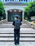 古士旗（GUSKI）书包初中男生高中生大学生大容量背包双肩包男士旅行户外登山包 实拍图