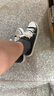 意利船长休闲鞋男女经典star帆布鞋低帮透气运动板鞋 A21203 黑色女款 36 实拍图