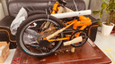 大行（DAHON）经典P8折叠自行车成人20英寸8速男女式通勤运动单车KBC083 橙色【高配版】 实拍图
