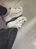 斯凯奇（Skechers）洞洞鞋女士夏细闪泡泡鞋厚底外穿包头沙滩凉拖鞋 实拍图