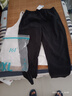 361°平口运动裤男新品夏季冰凉感速干透气九分裤舒适梭织运动长裤 【推荐】【男款】超级黑 2XL 实拍图