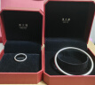 周大福 简约925银手镯实心素圈送礼生日礼物 AB39451 粗版 60mm 实拍图