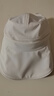 蕉下（beneunder）棒球帽子遮阳帽女鸭舌帽黑胶大檐防晒帽防紫外线百搭BM530白 实拍图