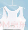 红豆少女文胸轻薄无痕运动文胸女童柔软背心式发育期内衣 白色B85 实拍图