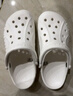 crocs卡骆驰洞洞鞋贝雅男鞋女鞋轻便耐磨一脚蹬拖鞋休闲鞋|10126 卵石色-2V3 36 /37(220mm) 实拍图