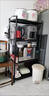 悦莱居2025新款厨房置物架落地多层微波炉架厨房用品收纳架放锅储物架子 【升级款】长70宽40高80三层可调节 实拍图