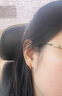 白岚镜光耳圈女925银耳环耳钉时尚设计潮流素圈耳饰生日礼物送女友 金色小号 实拍图