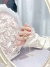 七可项链女生日礼物实用送女友老婆纪念日和田玉兔平安扣银吊坠锁骨链 实拍图