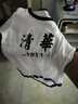 婧麒清华北大婴儿衣服夏季薄款包屁衣纯棉宝宝三角连体衣夏装两件装 背心-红色【中国+清华】 66cm 实拍图