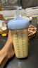 HEGEN海格恩吸管杯儿童水杯学饮杯奶瓶1-3岁直饮吸管婴儿宝宝水杯 【热销TOP】 吸管杯-莫兰迪蓝 实拍图