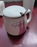 瓷魂陶瓷卡通杯情侣马克杯带盖带勺水杯子清新可爱牛奶咖啡杯粉色小兔 实拍图