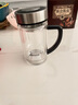 希诺双层玻璃杯男家用商务办公水杯带手柄泡茶杯子XN-9321 435mL 实拍图