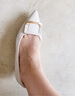 百丽（Belle）方扣高跟鞋女商场同款羊皮细跟单鞋Z2N2DCQ3 米白 36 (230mm) 实拍图