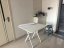麦芽图图可折叠餐桌小户型家用简易饭桌吃饭桌子出租房屋户外便携桌椅组合 【推荐】白木80*80*74 实拍图