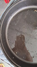 铁仕达（Telssida）双耳铸铁平底锅加厚生铁锅烙饼锅不粘无涂层煎锅水煎包锅老式饼铛 35cm(玻璃盖) 实拍图