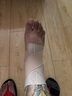 Jherz日本进口护脚踝绷带护具轻薄防崴脚扭伤套男女韧带脚腕伤后固定套 肤色【轻薄升级款】 L（一只） 实拍图