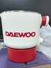 大宇（DAEWOO）【胖東来严选】便携式烧水壶 316不锈钢折叠水壶旅行电水壶 家用烧水杯冲奶保温 S32 0.8L 316全钢丨奶糖白 实拍图