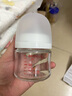 贝亲【百万新生儿奶瓶免费送】玻璃奶瓶宽口径奶瓶80ml SS号奶嘴 0月+ 实拍图