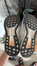 adidas ADIZERO BOSTON 9超轻马拉松boost专业竞训跑鞋男阿迪达斯 白色/银色/蓝色   42.5 实拍图