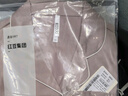 红豆居家冰丝睡衣女夏季短袖开衫套装女士家居服仿真丝睡衣香槟色160/84A 实拍图