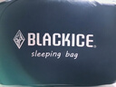 黑冰（BLACKICE）24新款【B系列鸭绒木乃伊式羽绒睡袋】户外露营单人羽绒睡袋 黑色 B1000 L码（新标准） 实拍图