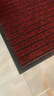居拾忆 七条纹防滑垫加厚压边商用进门入户脚垫门口垫客厅可裁剪吸水防滑地毯 七条纹暗红色60*90cm 实拍图
