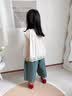 G.duck小黄鸭女童夏装套装2026新款儿童服装中小童女孩衣服娃娃衫两件套 图片色 90 cm 实拍图