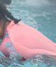 特步（XTEP）儿童泳衣女童连体裙摆游泳衣女大中小童宝宝温泉泳装女 粉色170 实拍图
