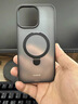 倍思支点壳【自带支架】适用iphone16promax手机壳苹果16promax保护套磁吸支架磨砂防摔MagSafe充电 实拍图