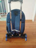 猫猫吉祥（Mao Mao Ji Xiang）大容量初中学生小学生拉杆书包3-5-6-9年级男孩手拉箱三轮爬楼梯 5170黑色（2轮） 实拍图