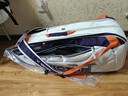 威克多（VICTOR）胜利羽毛球包背提两用大容量矩形包6支装球拍包运动双肩包BR6219 BR5223-AJ亮白/中紫 晒单实拍图