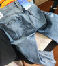 Levi's李维斯冰酷系列25春夏新款男士凉感防晒505直筒蓝色牛仔裤 蓝色 30 (32) 实拍图
