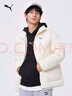 彪马（PUMA）加厚隔冷保暖轻盈短款棉服男秋冬运动休闲上衣外套687432 雪白色-80 S (170/92A) 实拍图
