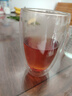 Glasslock杯子双层咖啡玻璃杯耐热防烫透明拿铁牛奶家用水杯简约无柄475ml 实拍图