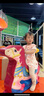 G.DUCKKIDS小黄鸭童装女童连衣裙夏季洋气儿童短袖小裙子女宝宝夏天碎花裙 粉红色 80 (建议8-10公斤 12-24个月)cm 实拍图